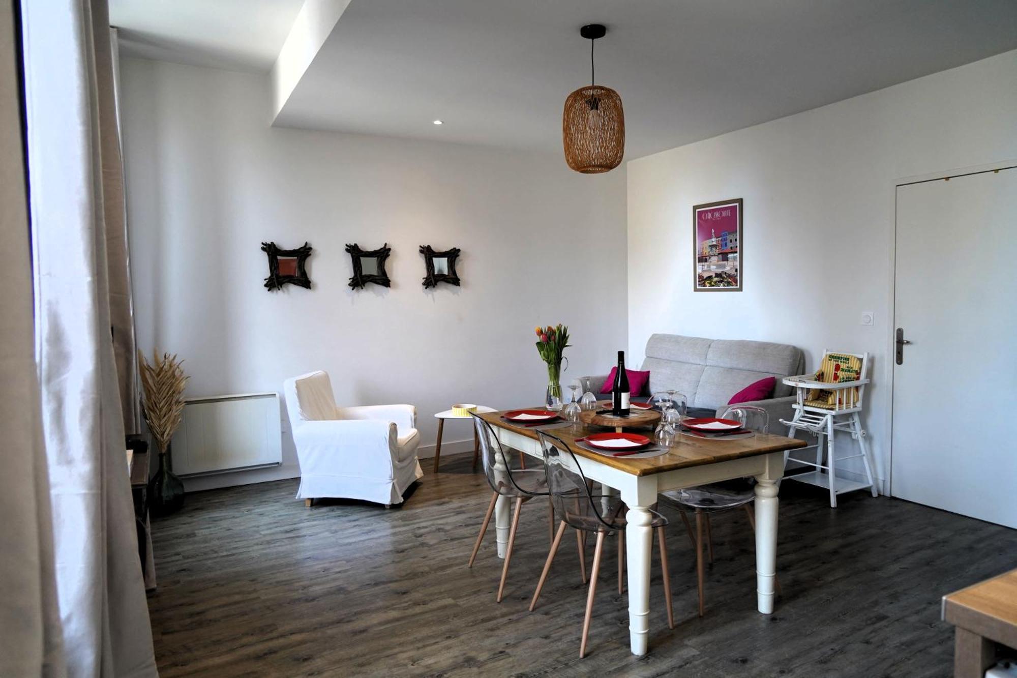 Apartmán La Magie De Carnot Meuble De Tourisme 3 Etoiles Carcassonne Exteriér fotografie
