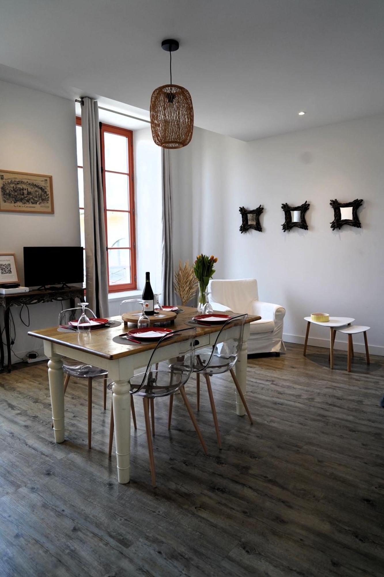Apartmán La Magie De Carnot Meuble De Tourisme 3 Etoiles Carcassonne Exteriér fotografie
